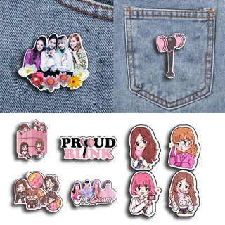 Huy hiệu blackpink HHI2 cài áo blink balo sticker túi đeo hoạt hình dễ thương idol thần tượng