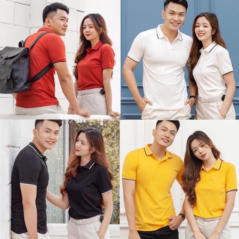 Áo Phông Polo Cộc Tay Nam , Nữ  unisex chất thun cá sấu, vải cực đẹp, thấm hút mồ hôi, bền màu kể cả giặt máy. ✔️