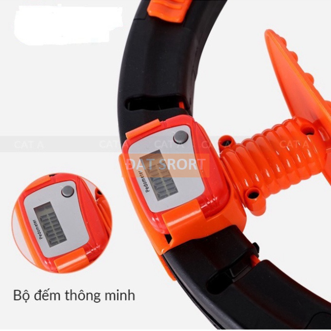 Vòng Lắc Eo Thông Minh Giảm Mỡ Tự Động -  Điều Hòa Nhịp Tim, Massage Cơ Bụng, Tự Động Đếm
