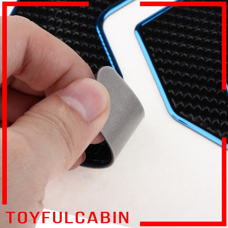 Miếng Dán Nắp Bình Nhiên Liệu Bằng Sợi Carbon Màu Đỏ Cho Xe Mô Tô