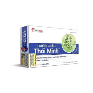 (6h tặng 1h) Dưỡng não thái minh hỗ trợ hoạt huyết,giúp tăng cường lưu thông máu não.