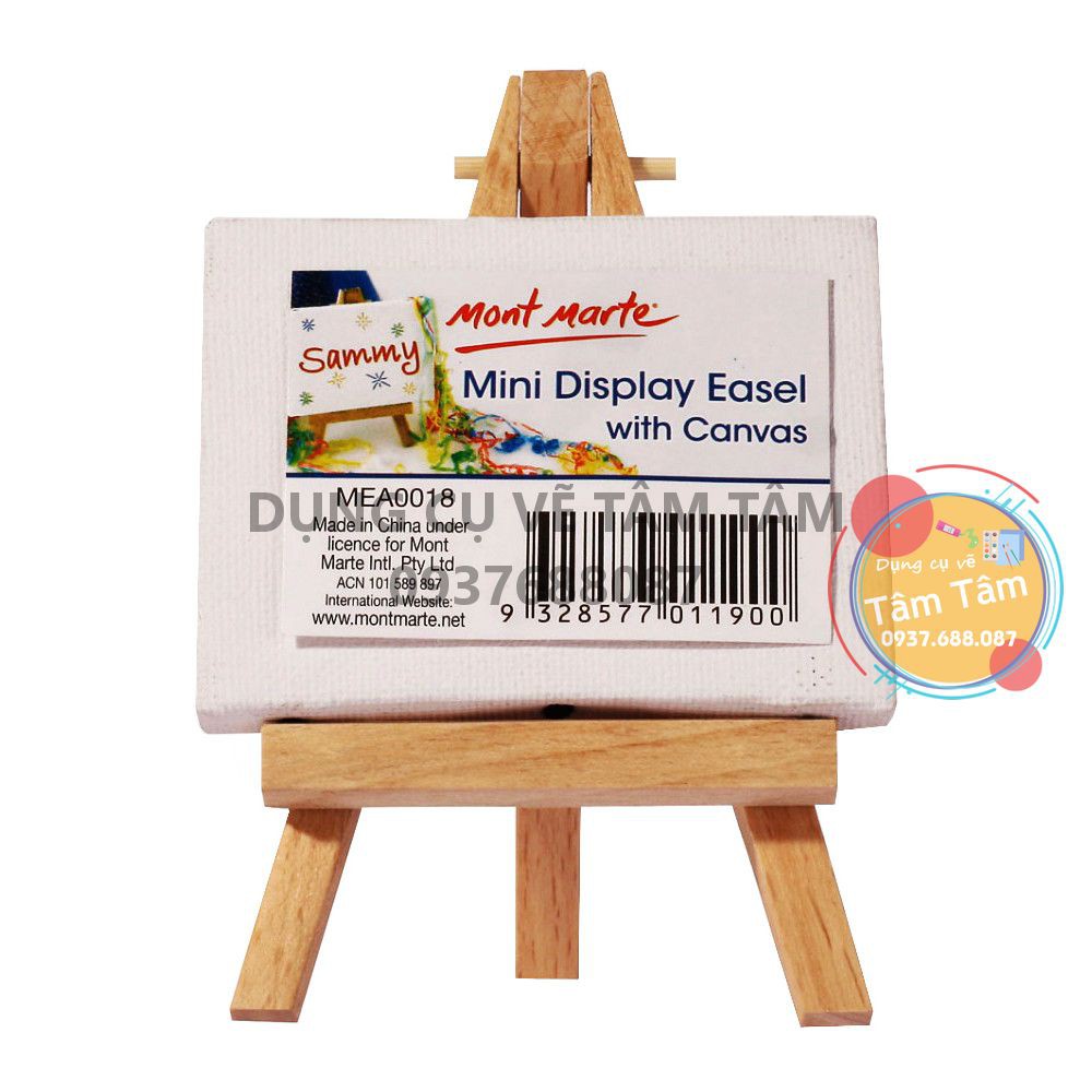 [ TÂM TÂM ]-Canvas và giá vẽ mini Mont Marte-