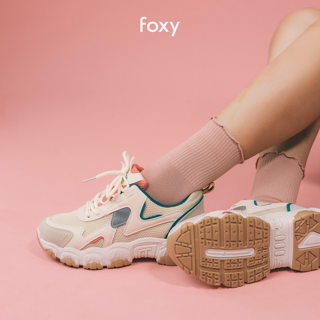 Giày Thể Thao Sneaker Nữ FOXY Tăng Chiều Cao 3 Cm Đế Êm Thoáng Khí - FOX009