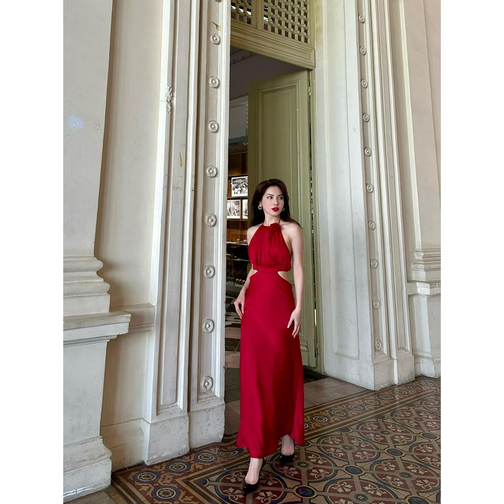 Đầm lụa yếm LUNA