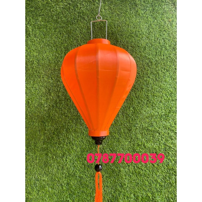Lồng đèn Hội an phi trơn treo ngoài trời 30cm