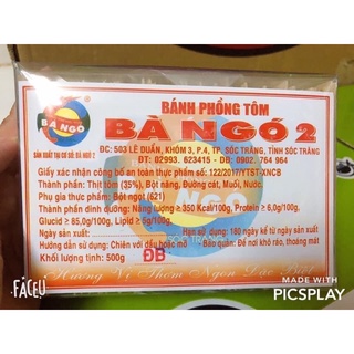 Bánh phồng tôm bà ngó 2 loại đặc biệt