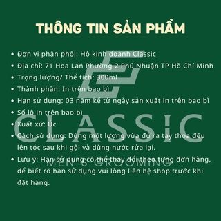 Bộ Dầu Gội &amp; Xả The Groomed Man Co. Man Mint Hair and Beard