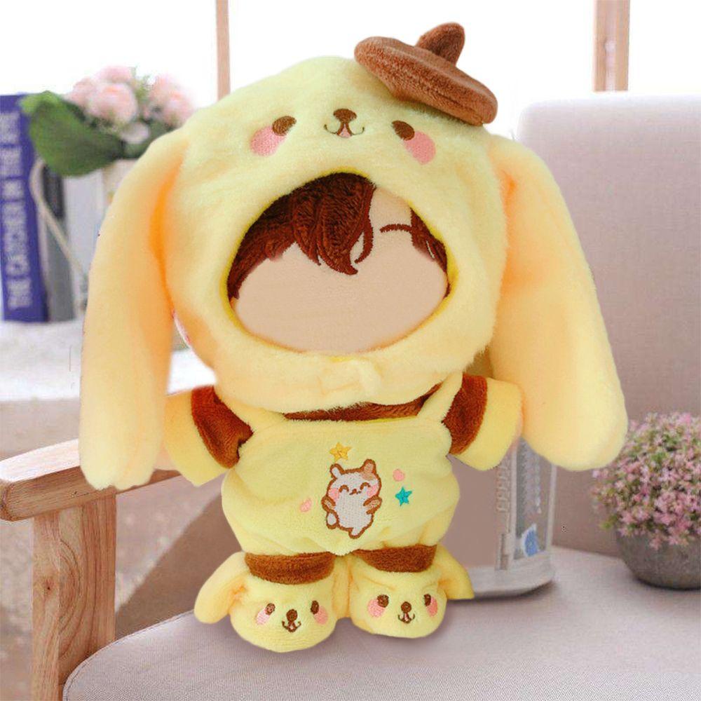 Thú Nhồi Bông Hình Vịt Vàng Dễ Thương Cho Búp Bê