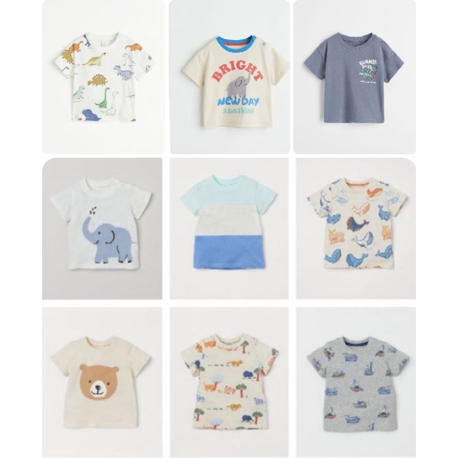 Áo thun coton mỏng mát H&M