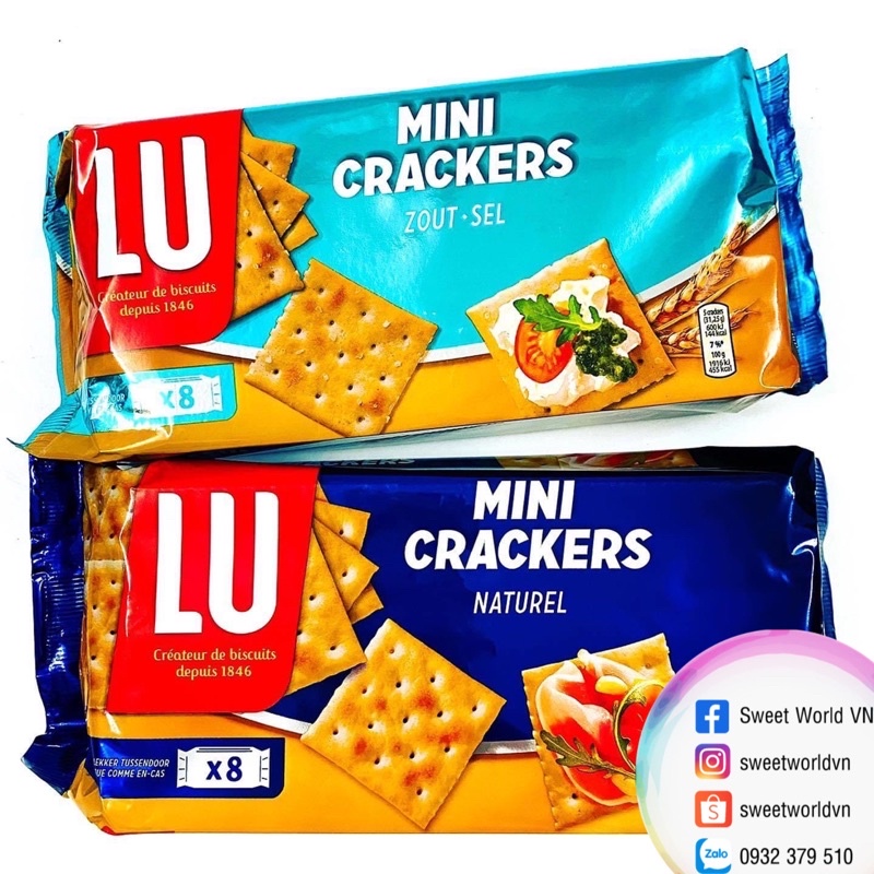 Bánh quy LU mini crackers (250g) - Pháp