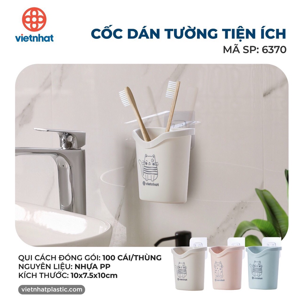 cốc để bàn chải dán tường 6370