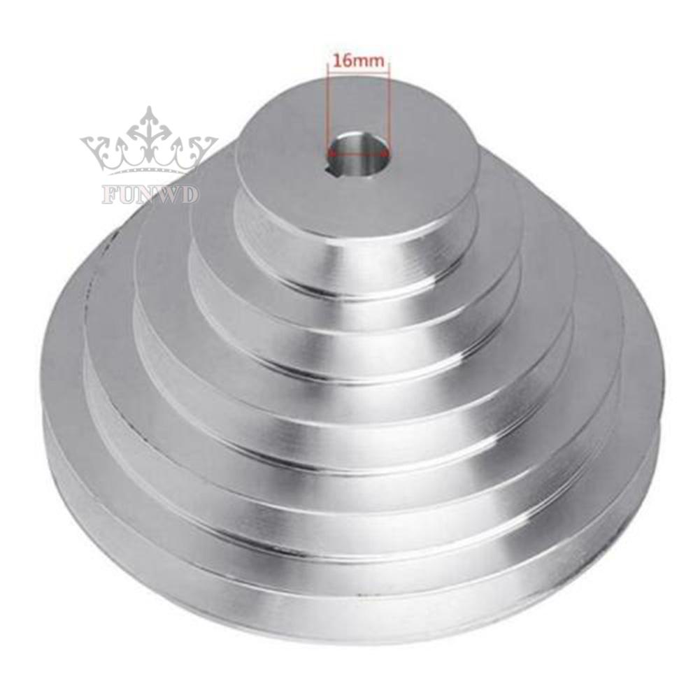【FUNWD】Pagoda tools 5 slots Aluminum Motor pulley Multi-slot wheel Pagoda wheel