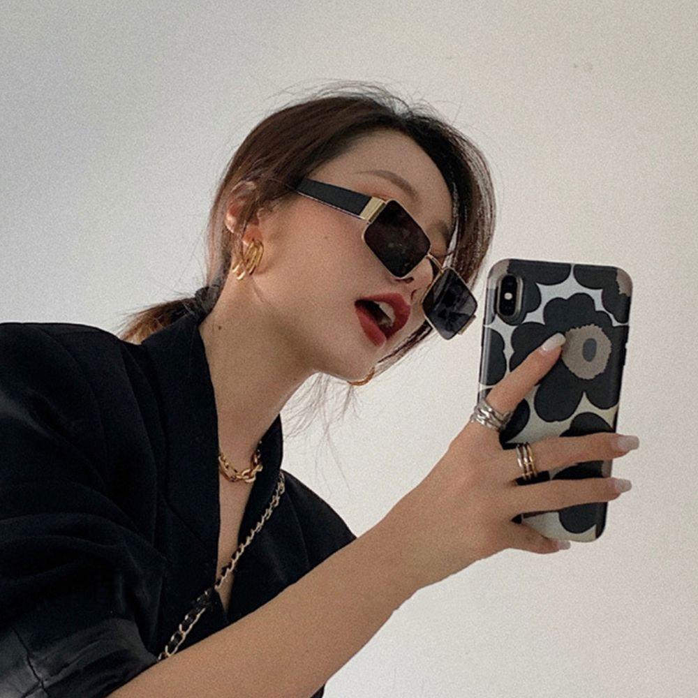 Mắt Kính Gọng Vuông Đơn Giản Thời Trang Đường Phố MXGOODS