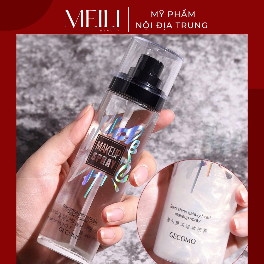 Chai Xịt Cố Định Lớp Trang Điểm GEOCOMO Lâu Trôi Và Kiểm Soát Dầu Trên Da 100ml - Meili Beauty