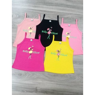 Áo 2 dây cho bé chất cotton siêu mát cho bé gái từ 6-20kg