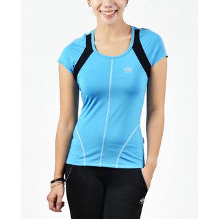 Áo thun thể thao nữ tay ngắn HIYE (gym yoga), phối vai nổi bật, có size lớn trên 60kg - ATF046