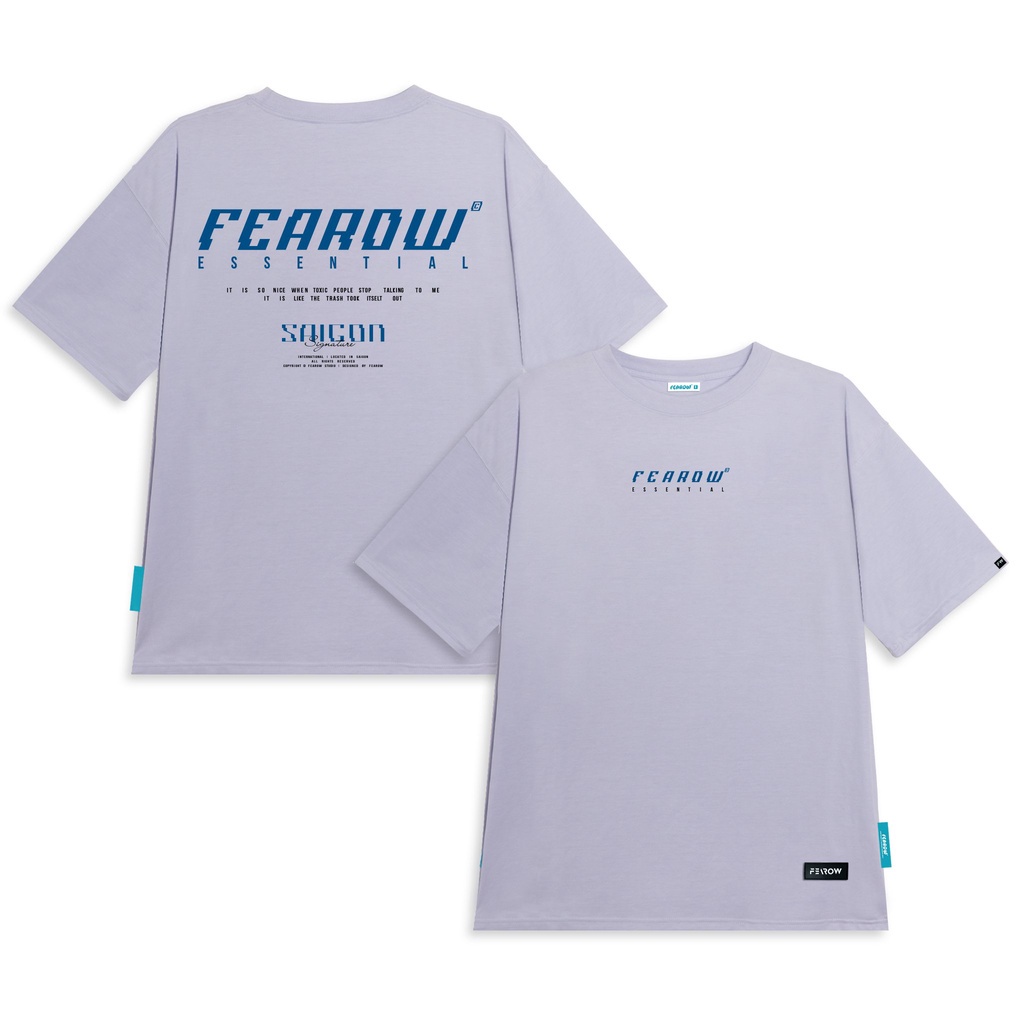 Áo thun nam nữ local brand unisex Fearow SAIGONESE Tee/Màu Tím FW139