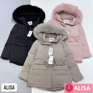 Áo phao lông vũ za.ra - alisa
