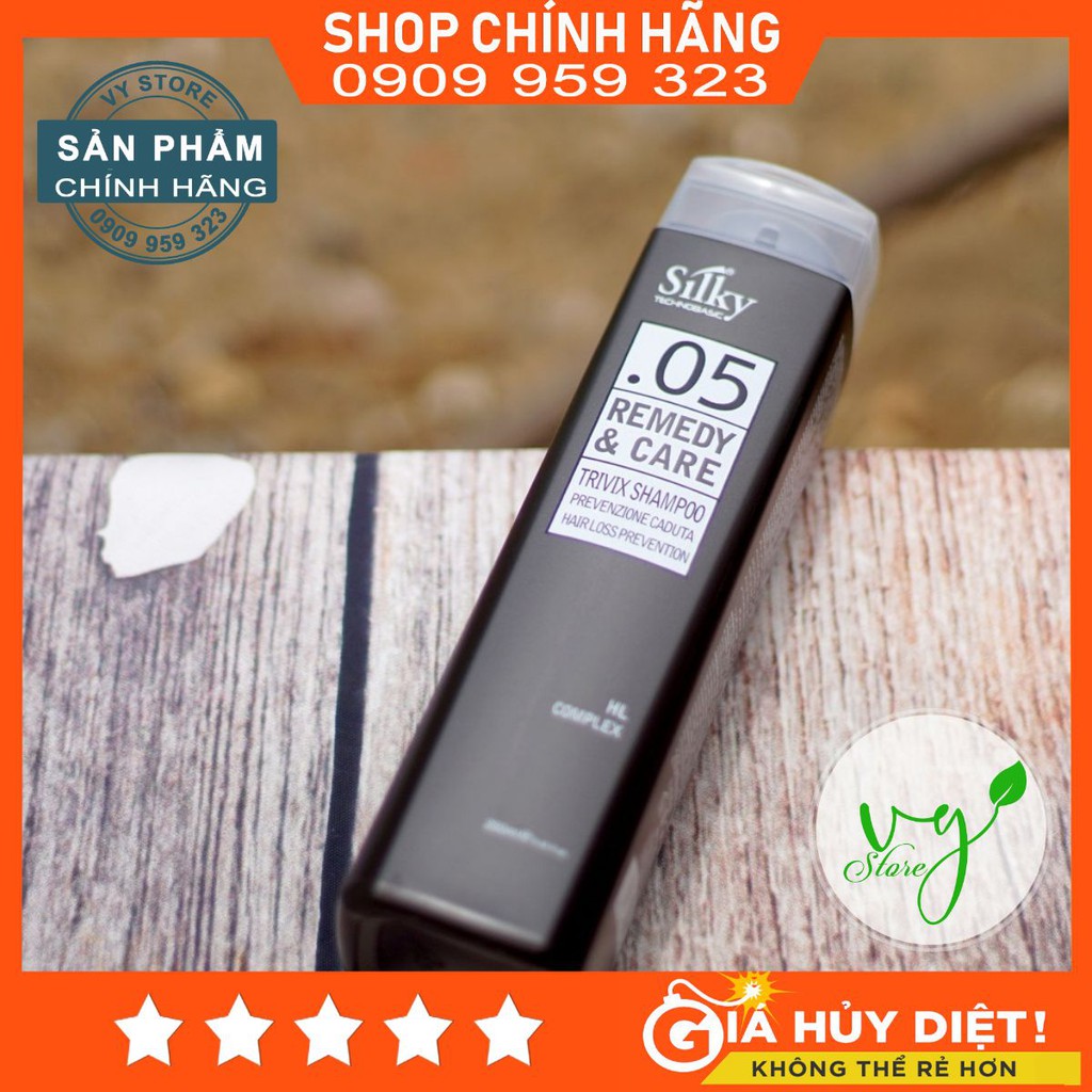 [Chính Hãng] - Dầu Gội Chữa Trị Rụng Tóc Và Kích Mọc Tóc Silky Trivix 250ML