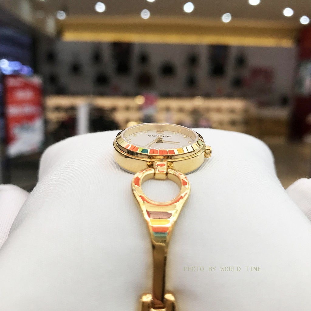 Đồng Hồ Nữ Sunrise SL671SWA  Kính Sapphire Chống Xước , Chống