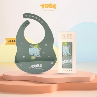 Yếm ăn dặm Eco Silicone TOBÉ (Manchababy)