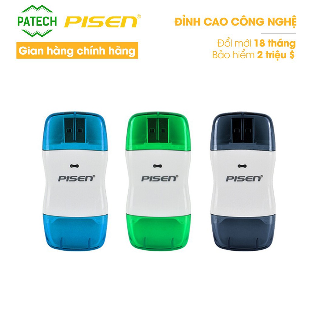 Đầu đọc thẻ Pisen Color ARC SD - Hàng chĩnh hãng