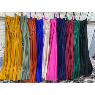 Váy dập ly 2 dây kèm dây đai nhỏ