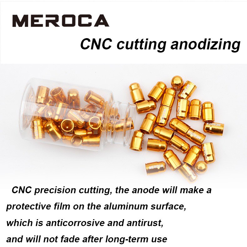 1 Cặp Nắp Van Presta Lõi Hợp Kim Nhôm Cho Xe Đạp Leo Núi MEROCA