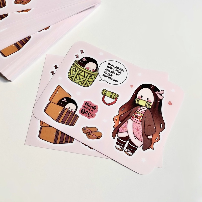 Set sticker Nezuko