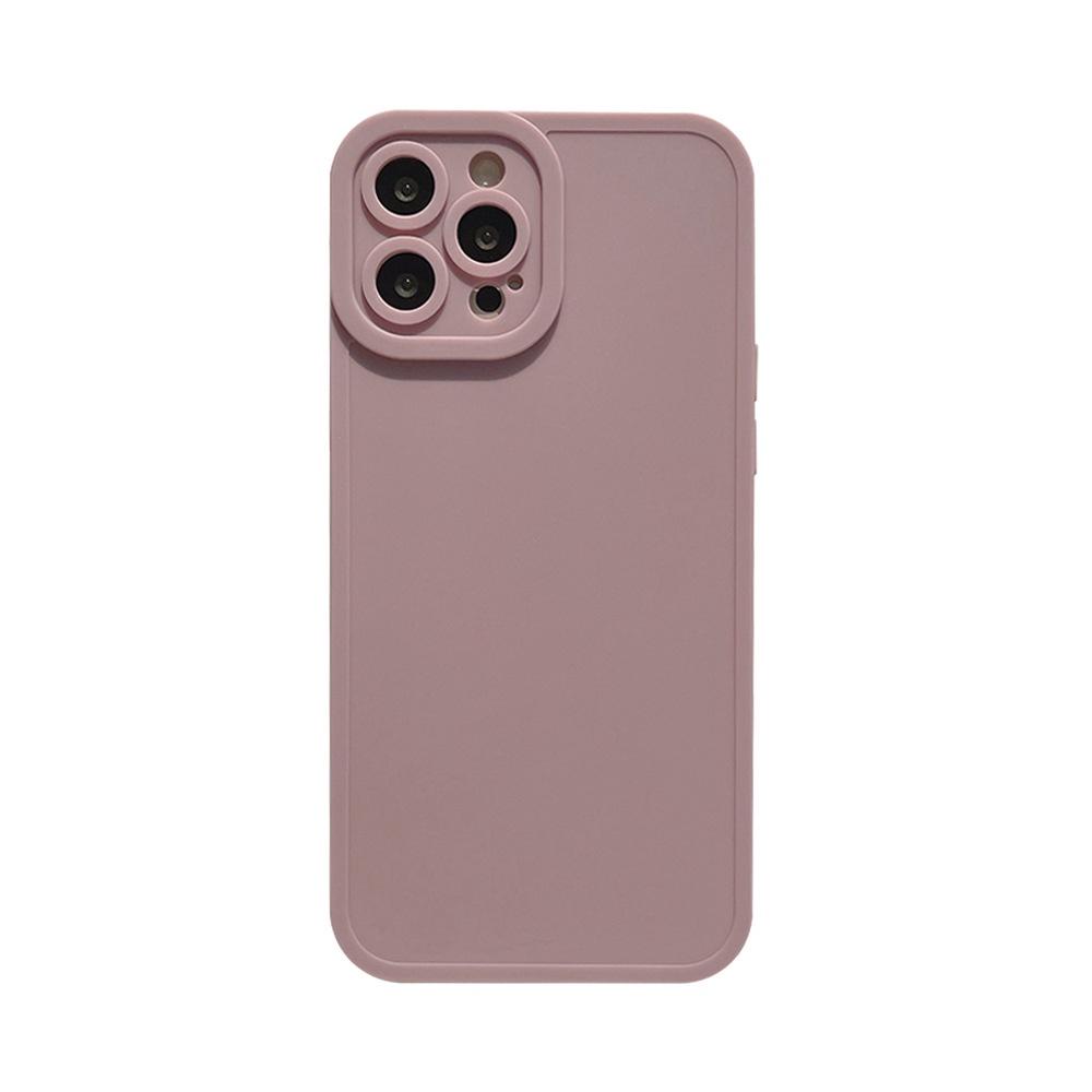Ốp Điện Thoại Silicon Dẻo Màu Xanh Dương / Nâu / Hồng / Tím Cho Iphone 14 PRO MAX
