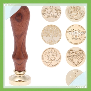 Con Dấu Bằng Đồng Mạ Vàng Kiểu Dáng Retro Độc Đáo Sáng Tạo