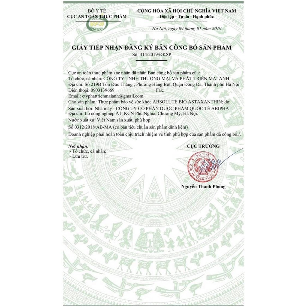 Absolute Bio Astaxanthin - Hỗ trợ làm đẹp da