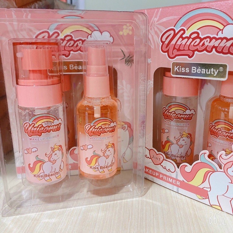 Kem lót và xịt khoáng makeup kissbeauty | BigBuy360 - bigbuy360.vn