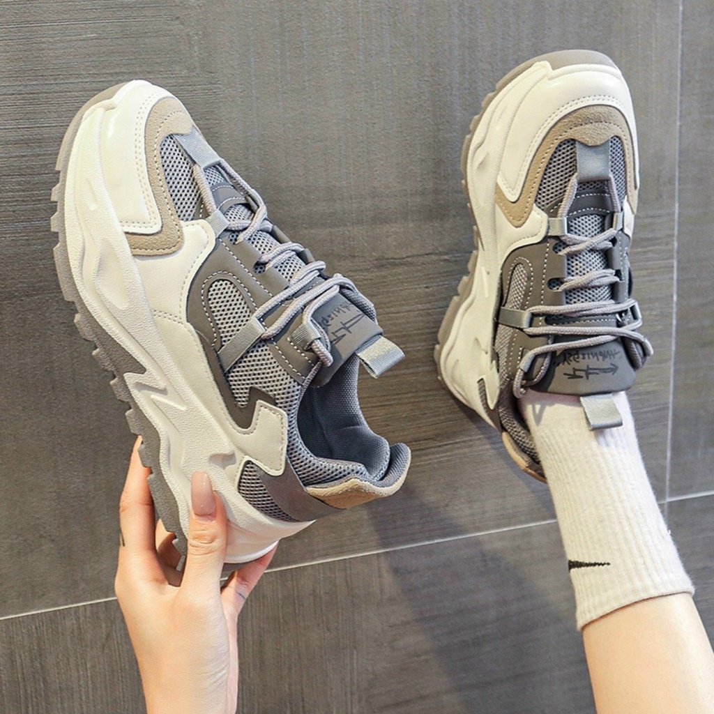 Giày thể thao đễ xám kiểu mới