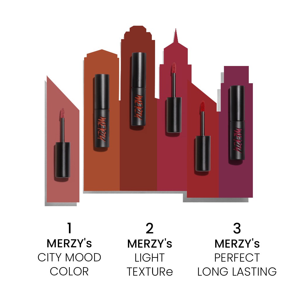 [Hàng mới về] Son Kem Merzy Màu Kì Mịn Như Nhung 2 Có 6 Màu Tùy Chọn | BigBuy360 - bigbuy360.vn