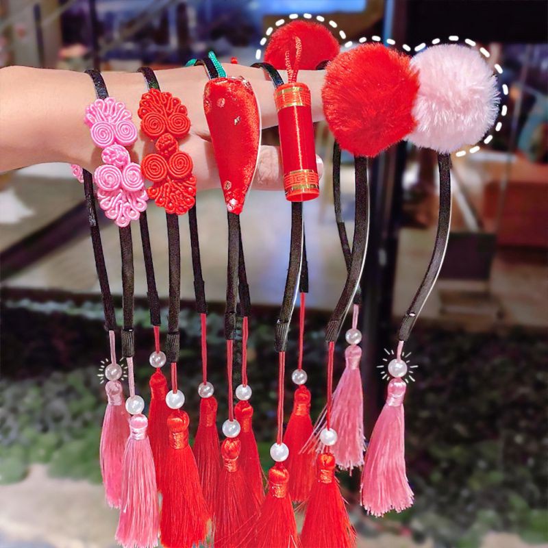 Bộ phụ kiện kẹp tóc phong cách Trung Quốc cho bé gái