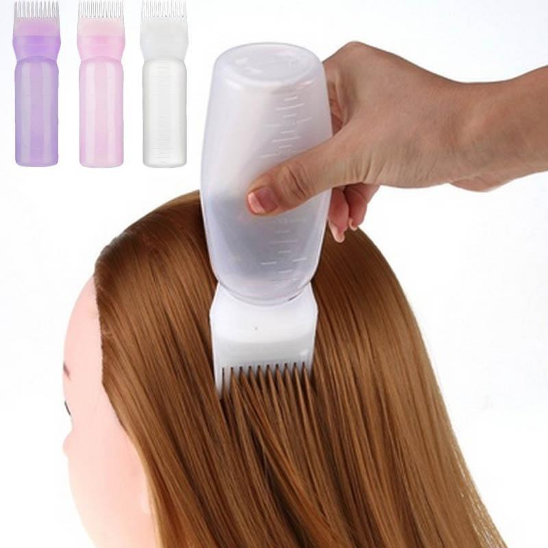 [Hàng mới về] Chai nhựa 120ml đựng thuốc nhuộm tóc thời trang tiện dụng dành cho nữ