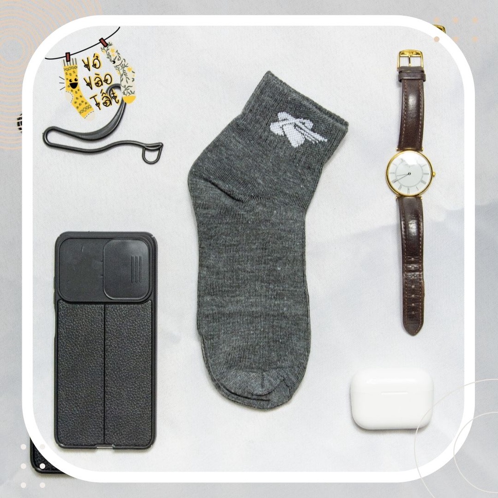 TẤT VỚ NAM MÀU CƠ BẢN CÓ CỔ