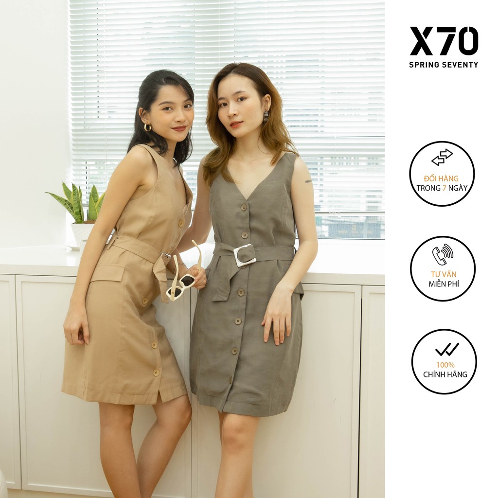 Đầm Nữ Thiết Kế Yếm Thời Trang X70 - 00820001