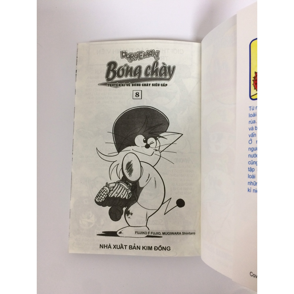 Sách - Doraemon bóng chày - Truyền kì về bóng chày siêu cấp - Tập 8
