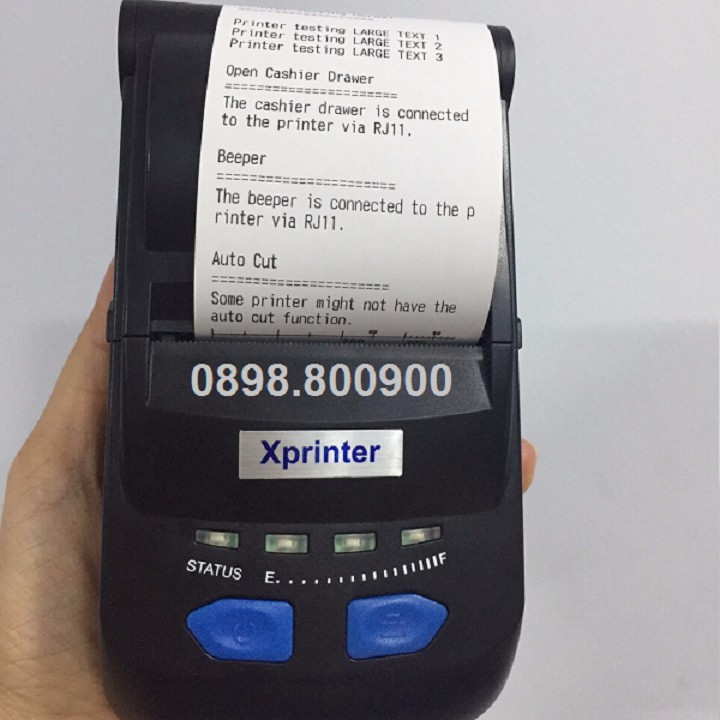 Máy In Hoá Đơn Xprinter XP P300 Máy In Bill BlueTooth K57 BH 12 Tháng