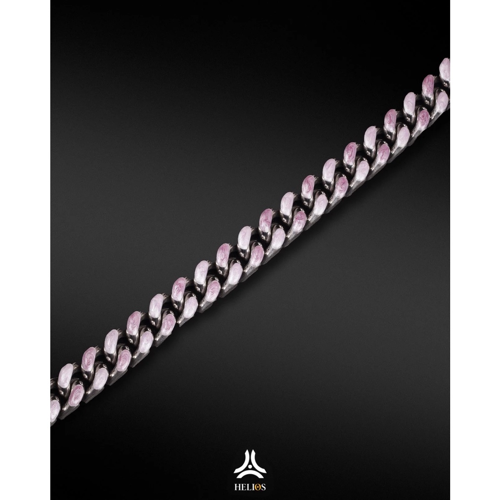 Vòng tay kim loại nam, nữ Helios Cuban V3