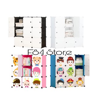 Tủ nhựa lắp ghép 9 ô full ô