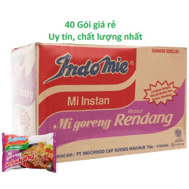 Mì Indomie Mẫu 2021 - Hiệu Mi Goreng, Iga Penyet, Rendang, Pedas | WebRaoVat - webraovat.net.vn