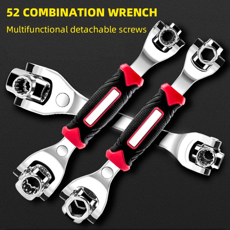 Cờ Lê Đa Năng 8 Trong 1 Xoay 360 Độ Thông Dụng Có Thể Điều Chỉnh Dùng Sửa Chữa Xe Hơi