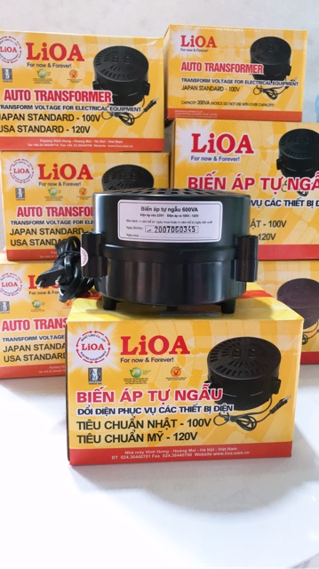 Biến áp đổi nguồn lioa 600VA