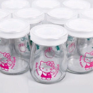 Bộ 12 Hũ thủy tinh làm sữa chua có nắp 100ml