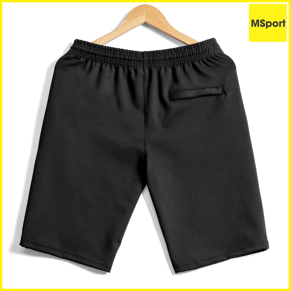 Quần Short Đùi Nam Kiểu dáng Thể thao, chất liệu Vải Poly 2 da Dày dặn Cao cấp QUAN.15