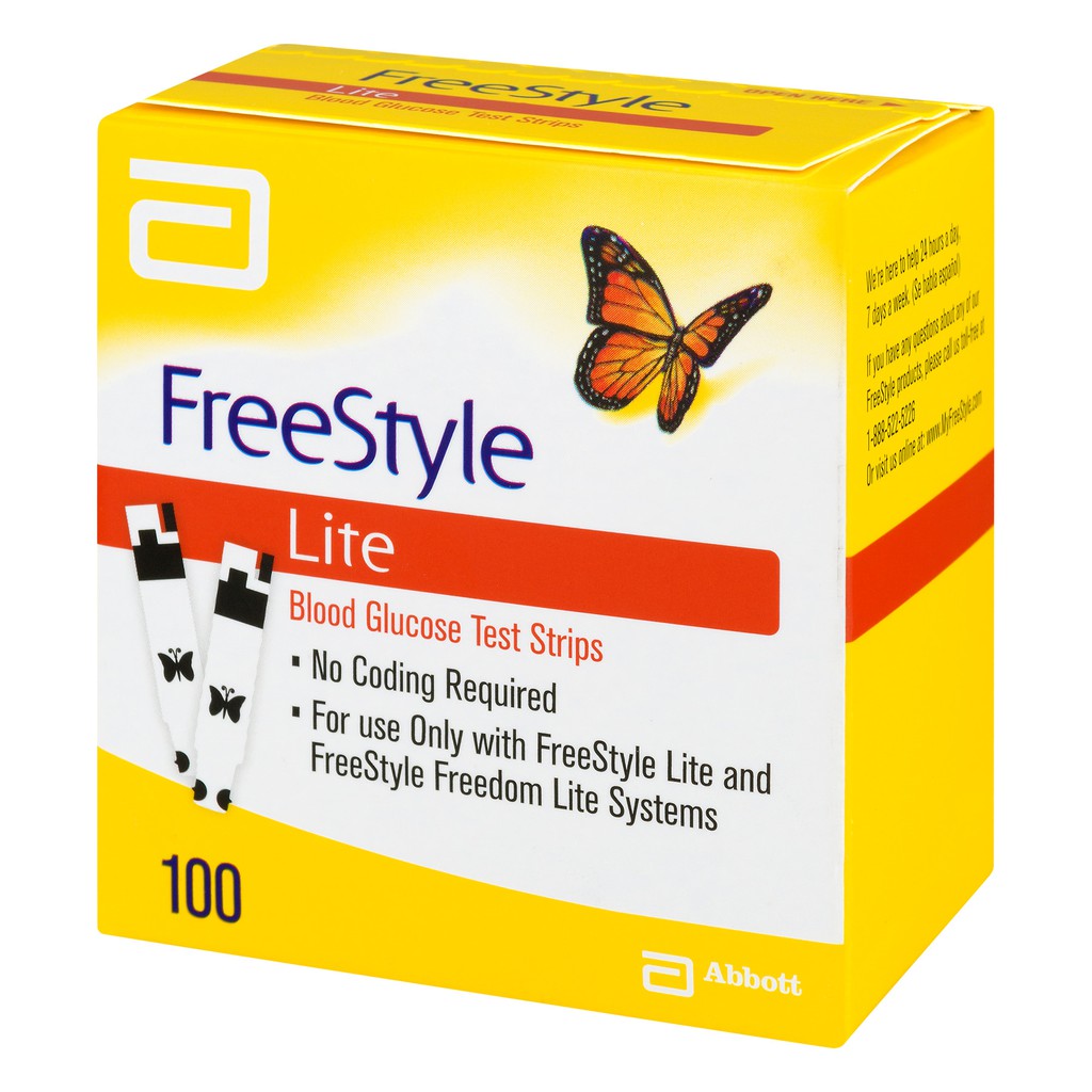 Que thử đường FreeStyle Lite (100 que)