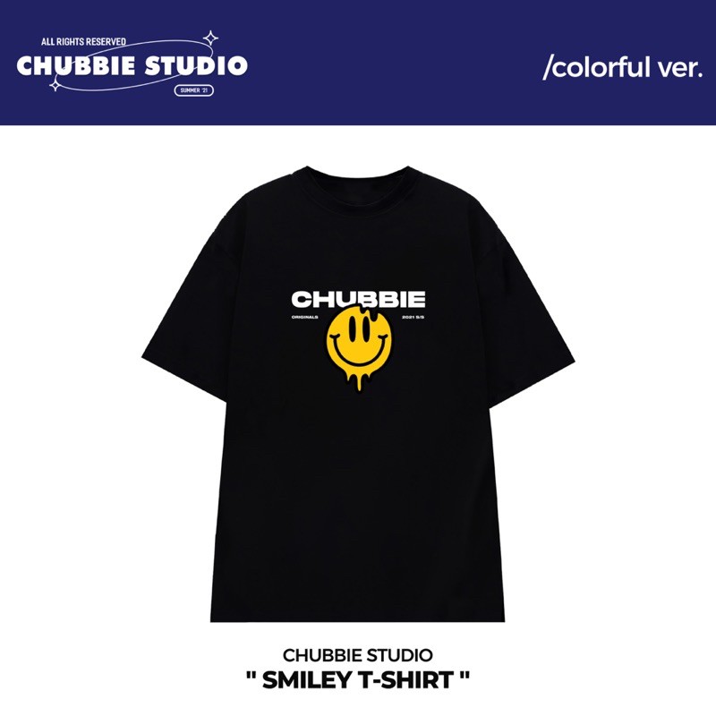 Áo phông unisex CHUBBIE Smiley T-Shirt | BigBuy360 - bigbuy360.vn